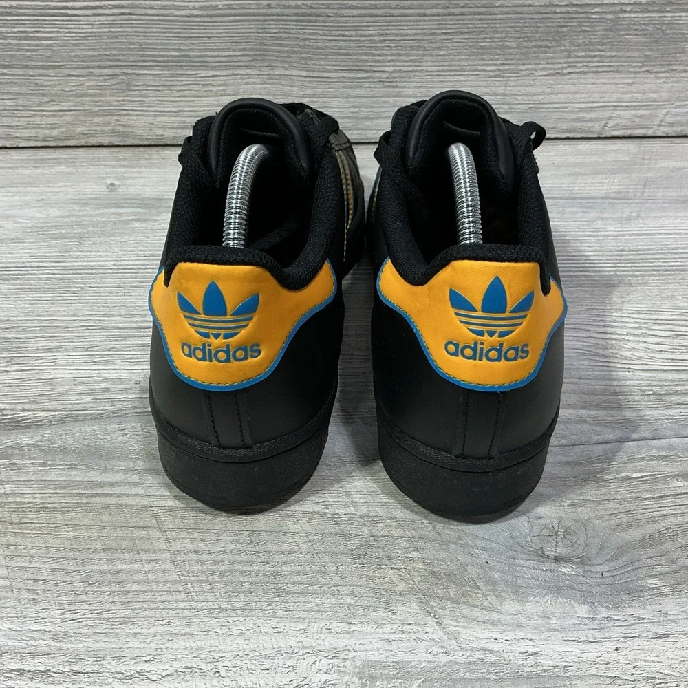 Adidas Superstar UCLA Mens Size 11 Black Gold Blue Athletic Lifestyle Sneakers